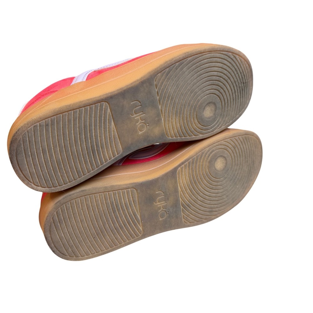 Ryka Womens Viv Sneakers 9W Pink Gum Sole Athletic Casual Comfort Shoes Funky - Picture 6 of 9